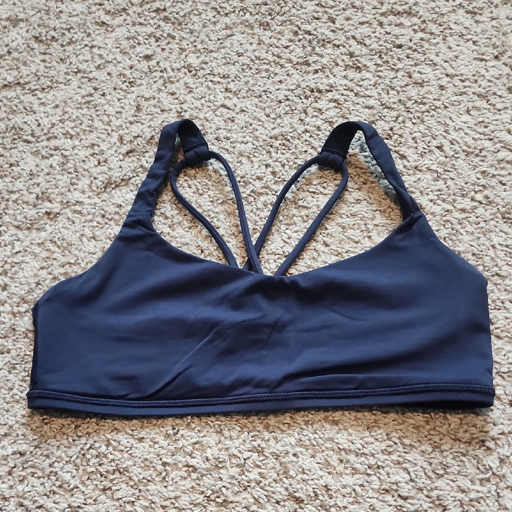 lululemon athletica Navy Strappy Sports Bra